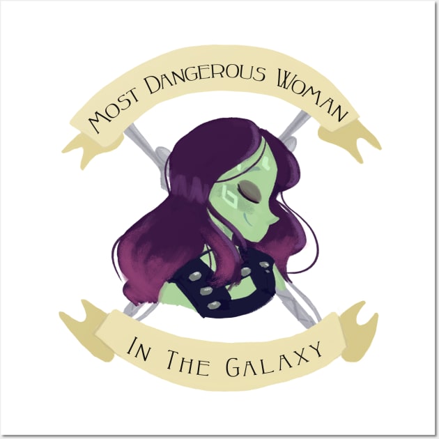 The Most Dangerous Woman in the Galaxy Wall Art by shelbywolf